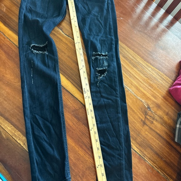 Rag & Bone Womens Ankle Skinny Distressed Jeans Blue Size 24 - Picture 10 of 10